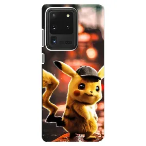 Чехол с Пикачу на Samsung Galaxy S20 Ultra (Милый Пикачу)