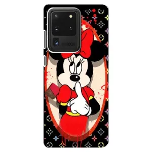 Чехол Disney Mouse Samsung Galaxy S20 Ultra (PREMIUMPrint) (Минни Маус ЛВ)