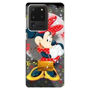 Чехол Disney Mouse Samsung Galaxy S20 Ultra (PREMIUMPrint) (Minni с бантиком)