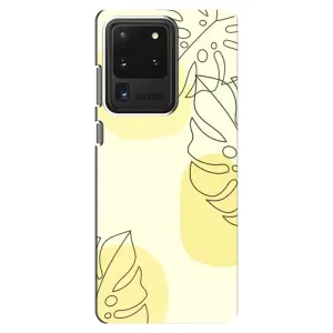 Силконовий чохол з принтом в квітах на Samsung Galaxy S20 Ultra
