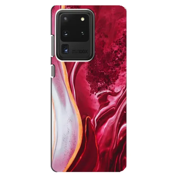 Чехол с принтом «Мрамор красный» для Samsung Galaxy S20 Ultra