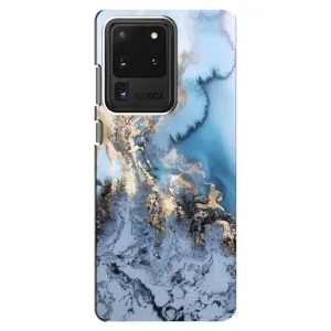 Мраморный чехол на Samsung Galaxy S20 Ultra (VPrint) (Нежный мрамор)