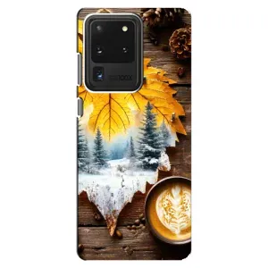 Чехол с принтом «Осенне-зимний кофе» для Samsung Galaxy S20 Ultra