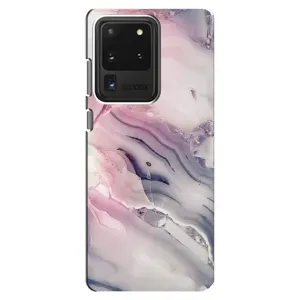 Мраморный чехол на Samsung Galaxy S20 Ultra (VPrint) (Пурпурный Мрамор)