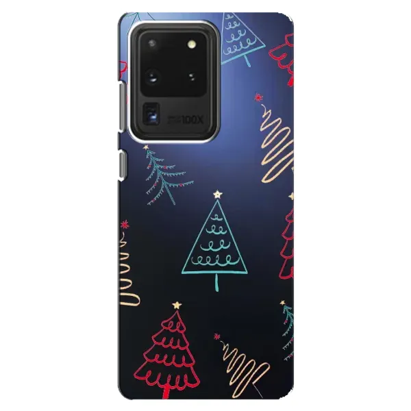 Чехол с принтом «Рождественские елки» для Samsung Galaxy S20 Ultra