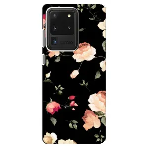 Чохли з квітами для Samsung Galaxy S20 Ultra (VPrint) (Трояндочки)