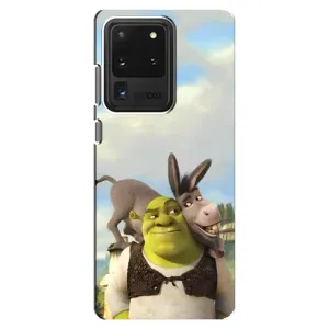 Чохол з мультфільмом Шрек на Samsung Galaxy S20 Ultra (Шрек та Осел)