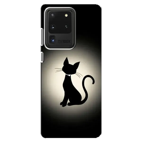 Чехол с принтом «Силуэт котика» для Samsung Galaxy S20 Ultra Чехол с принтом «Силуэт котика» для Samsung Galaxy S20 Ultra