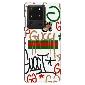 Брендновые Чехлы для Samsung Galaxy S20 Ultra - (PREMIUMPrint) (Стиль GUUCI)