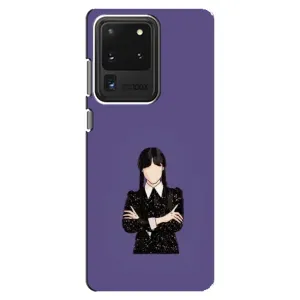 Чохли Венсдей на Samsung Galaxy S20 Ultra Уенсдей (AlphaPrint) (Венздей у чорному)