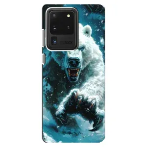 Чохол з картинкою 'Хижаки' для Samsung Galaxy S20 Ultra (Полярний ведмідь)