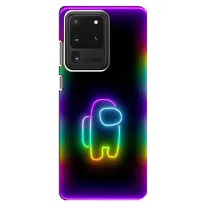 Чохли Амонг Ас для Samsung Galaxy S20 Ultra (AlphaPrint) (Яскравий скін)