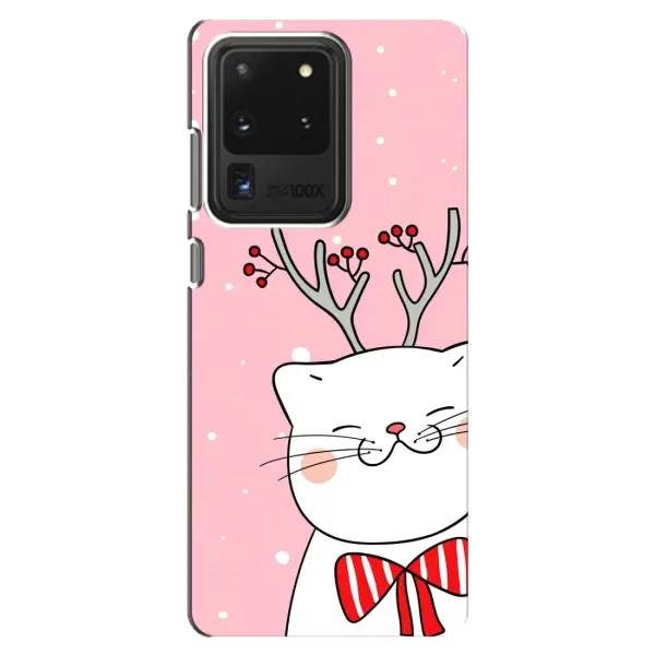 Чохол з принтом «Зимовий кіт» для Samsung Galaxy S20 Ultra