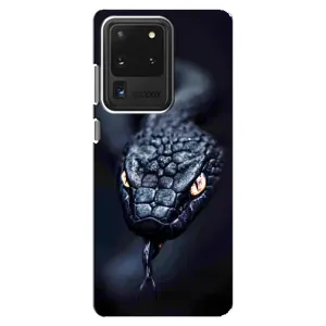 Чохол з картинкою 'Хижаки' для Samsung Galaxy S20 Ultra (Чорна змія)