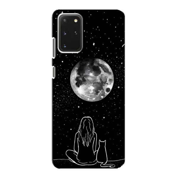 Чехол с принтом «Девушка с котом» для Samsung Galaxy S20
