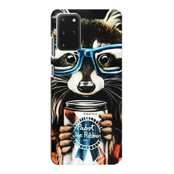 Чехол с принтом «Енот с банкой» для Samsung Galaxy S20
