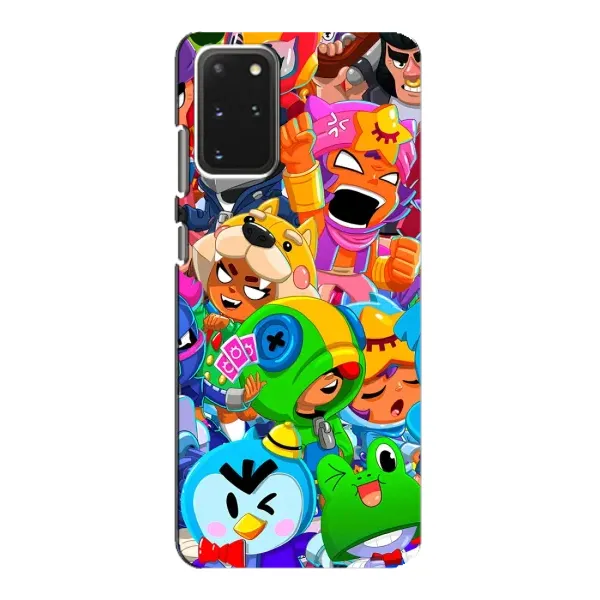 Чохол з принтом «Герої Бравл Старс» для Samsung Galaxy S20