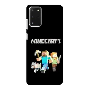 Чохол Майнкрафт на Samsung Galaxy S20 (AlphaPrint) Minecraft (герої Minecraft)