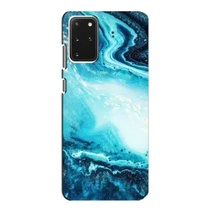 Мраморний чехол на Samsung Galaxy S20 (VPrint) (Блакитний мрамор)