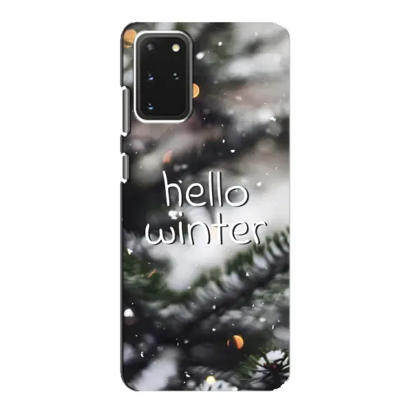 Чехол с принтом «Hello winter» для Samsung Galaxy S20