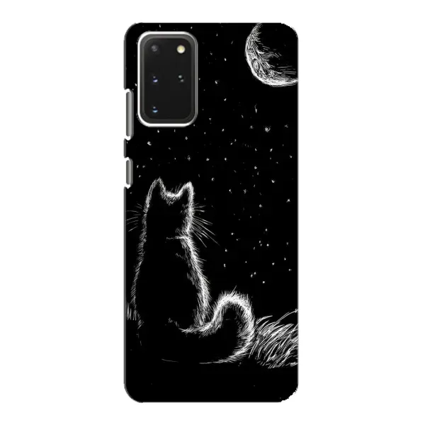 Чохол з принтом «Котик і місяць» для Samsung Galaxy S20