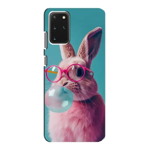 Чехол с принтом «Кролик в очках» для Samsung Galaxy S20