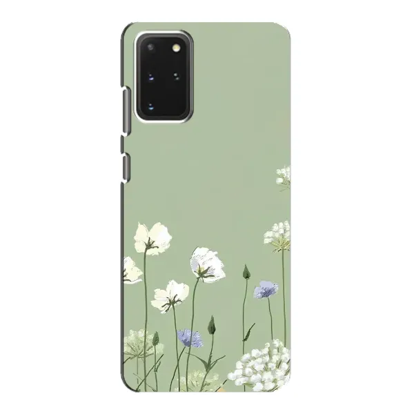 Чехол с принтом «Цветы на зеленом» для Samsung Galaxy S20