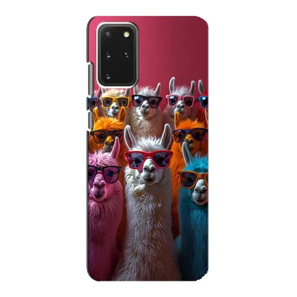 Чехол с принтом «Ламы в очках» для Samsung Galaxy S20