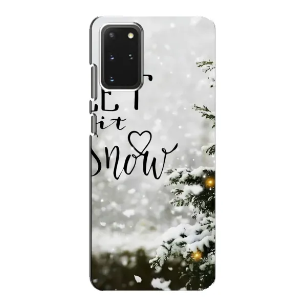 Чехол с принтом «Let it snow» для Samsung Galaxy S20