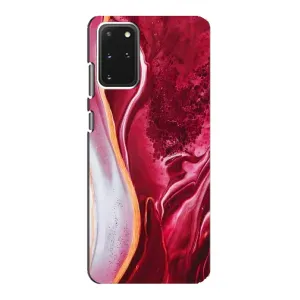 Чохол для Самсунг Ґалаксі S20 - з принтом (Дизайнерські) (AlphaPrint) (Мрамор червоний)
