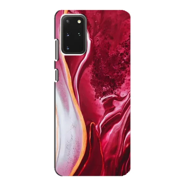 Чехол с принтом «Мрамор красный» для Samsung Galaxy S20