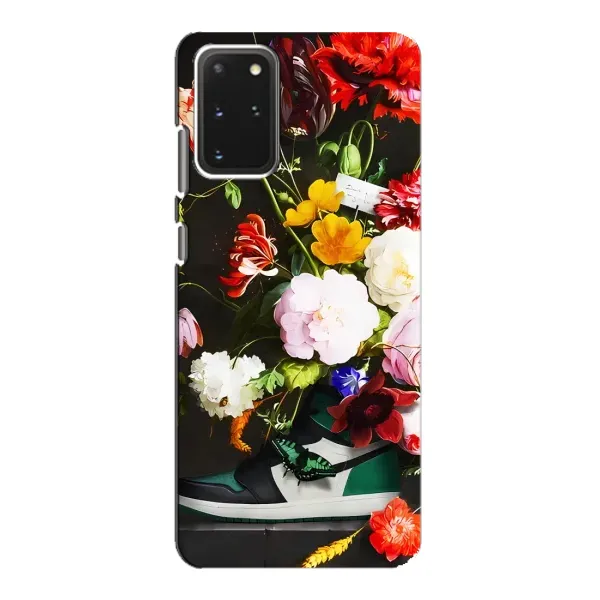 Чохол з принтом «Nike цветы» для Samsung Galaxy S20