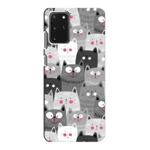 Чохли з Котиками для Samsung Galaxy S20 (VPrint) (Мальовані котики)
