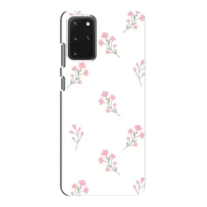 Чохол з розовим принтом для Samsung Galaxy S20 (Рожеві квіти)
