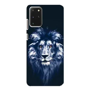 Чохол з картинкою ЛЕВ для Samsung Galaxy S20 (VPrint) (Синій Лев)