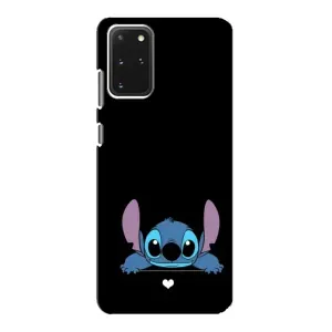 Чохол з принтом Стіч на Samsung Galaxy S20 (Стіч на чорному)
