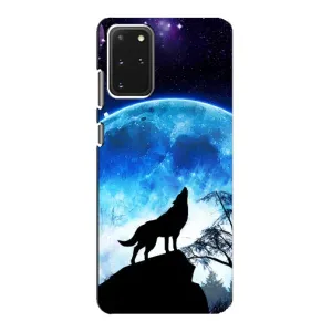 Чохол з принтом «Вовк на місяць» для Samsung Galaxy S20