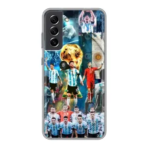 Чехлы Месси для Samsung Galaxy S21 FE (AlphaPrint) (Аргентина Месси)