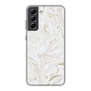 Мраморний чехол на Samsung Galaxy S21 FE (VPrint) (Білий мрамор)