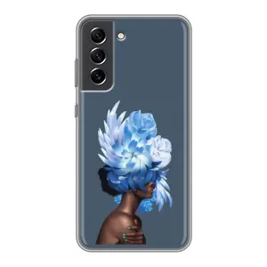 Чехлы (ART) Цветы на Samsung Galaxy S21 FE (VPrint) (Квіти на голові)