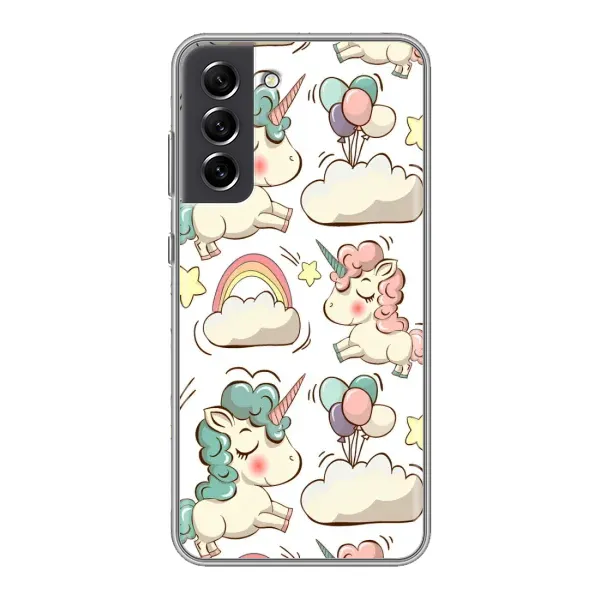 Чехол с принтом «Единорожки» для Samsung Galaxy S21 FE Чехол с принтом «Единорожки» для Samsung Galaxy S21 FE