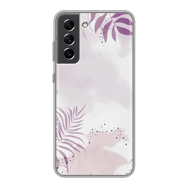 Чехол с принтом «Фиолетовые листья» для Samsung Galaxy S21 FE Чехол с принтом «Фиолетовые листья» для Samsung Galaxy S21 FE