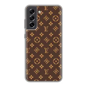 Чохли Луі Вітон для Samsung Galaxy S21 FE (AlphaPrint - LOUIS VUITTON) (фон LOUIS VUITTON)