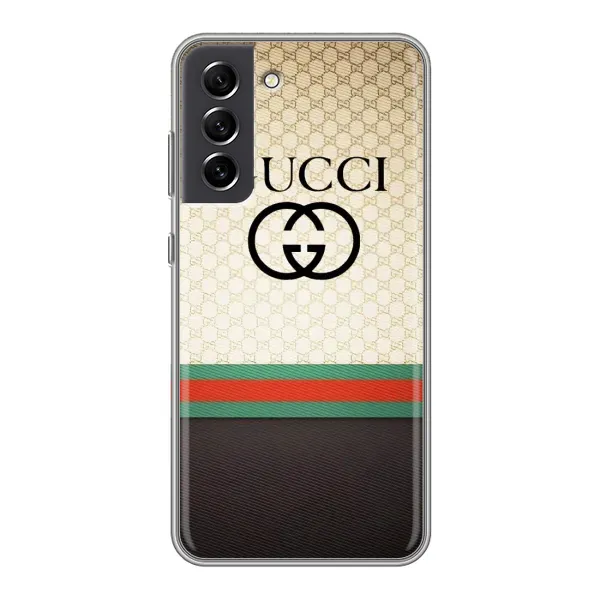 Чехол с принтом «GUCCI стиль» для Samsung Galaxy S21 FE