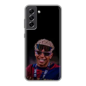 Чехол с футболистом Ламин Ямаль Samsung Galaxy S21 FE (Yamal)