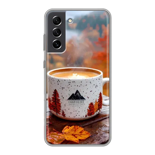 Чохол з принтом «Кава на природі» для Samsung Galaxy S21 FE Чохол з принтом «Кава на природі» для Samsung Galaxy S21 FE