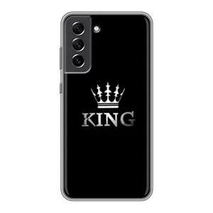 Чехол с Короной Самсунг С21 ФЕ - (AlphaPrint) (KING)