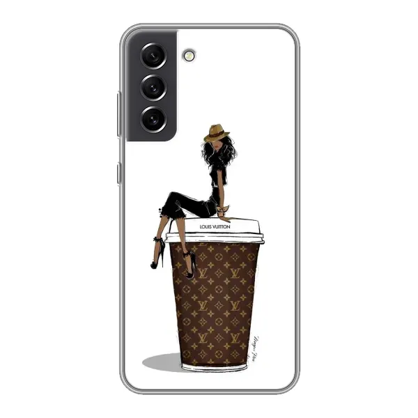 Чохол з принтом «кава LOUIS VUITTON» для Samsung Galaxy S21 FE