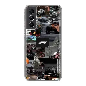 Чохол Формула1 на Samsung Galaxy S21 FE (Гоночний колаж Ф1)