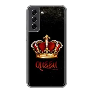 Чехол с Короной Самсунг С21 ФЕ - (AlphaPrint) (Корона короля)
